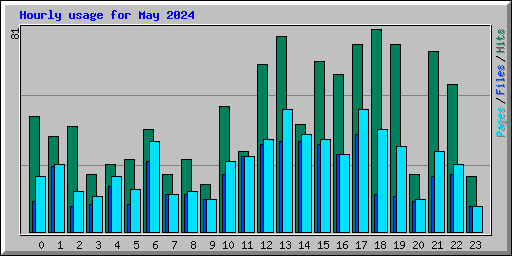 Hourly usage for May 2024